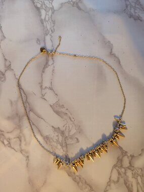 Stella & Dot: Renegade Gold Tone Cluster Necklace